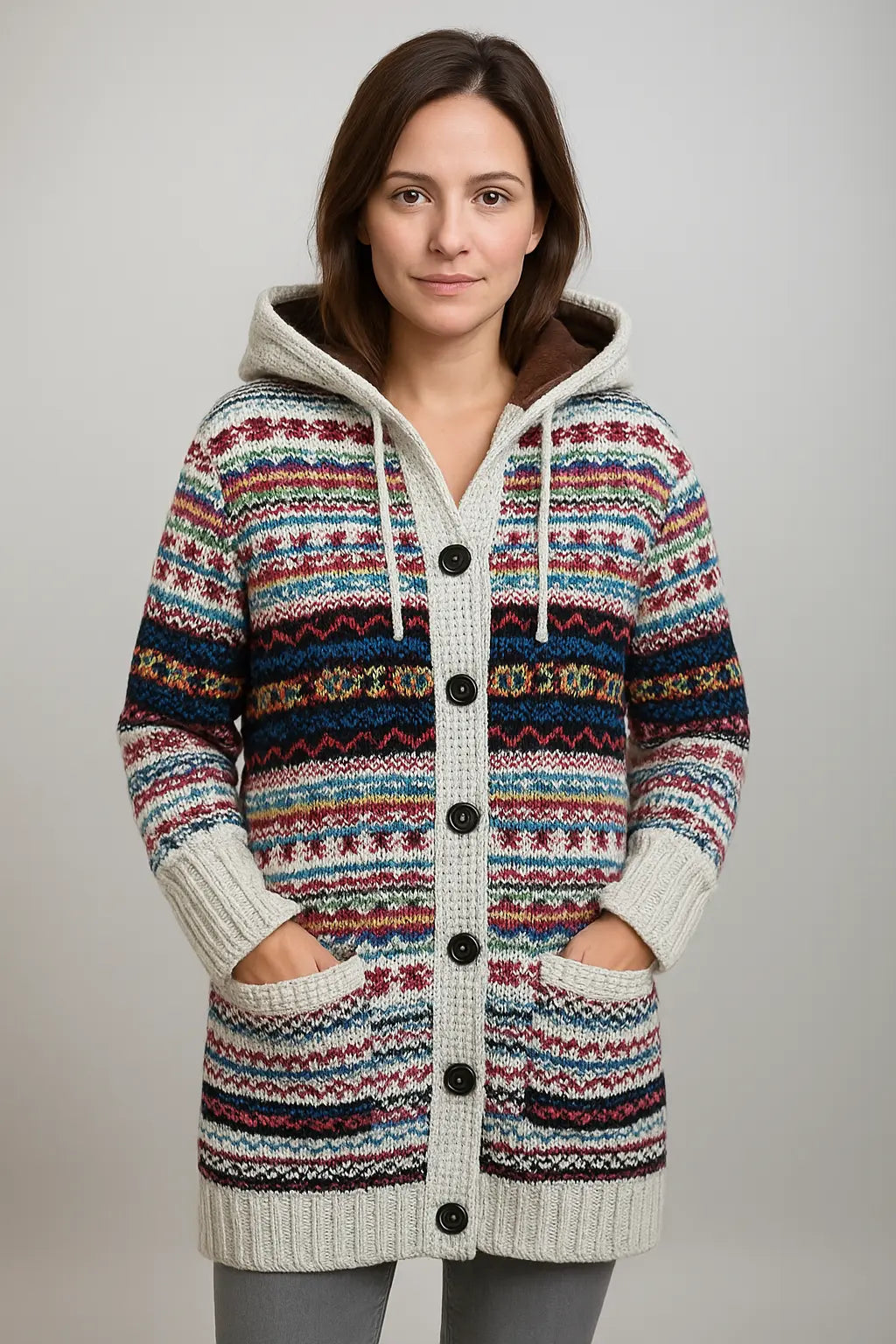 Cozy Oversized Knit Cardigan - OutfitLondon