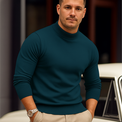 Casual Crew Neck Men's Sweater - OutfitLondon