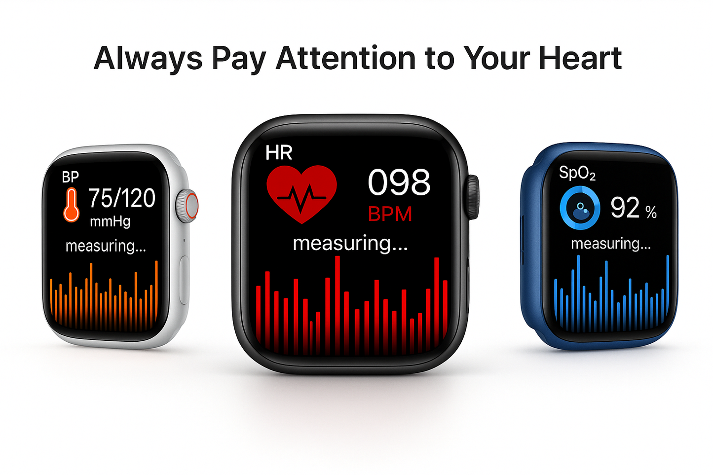 Waterproof Fitness Watch with HD AMOLED Screen