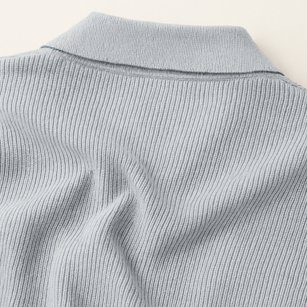 Classic Fit Polo Neck Sweater