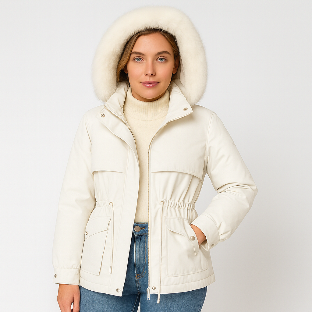 Warm Fur Hooded Winter Coat - OutfitLondon