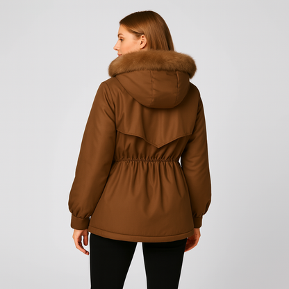 Warm Fur Hooded Winter Coat