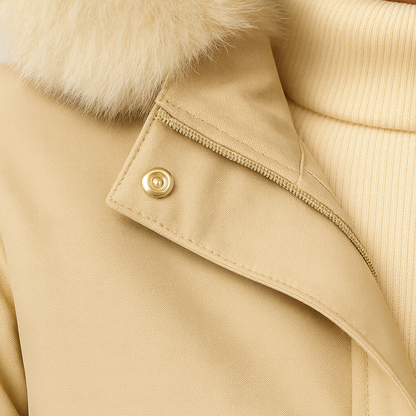 Warm Fur Hooded Winter Coat