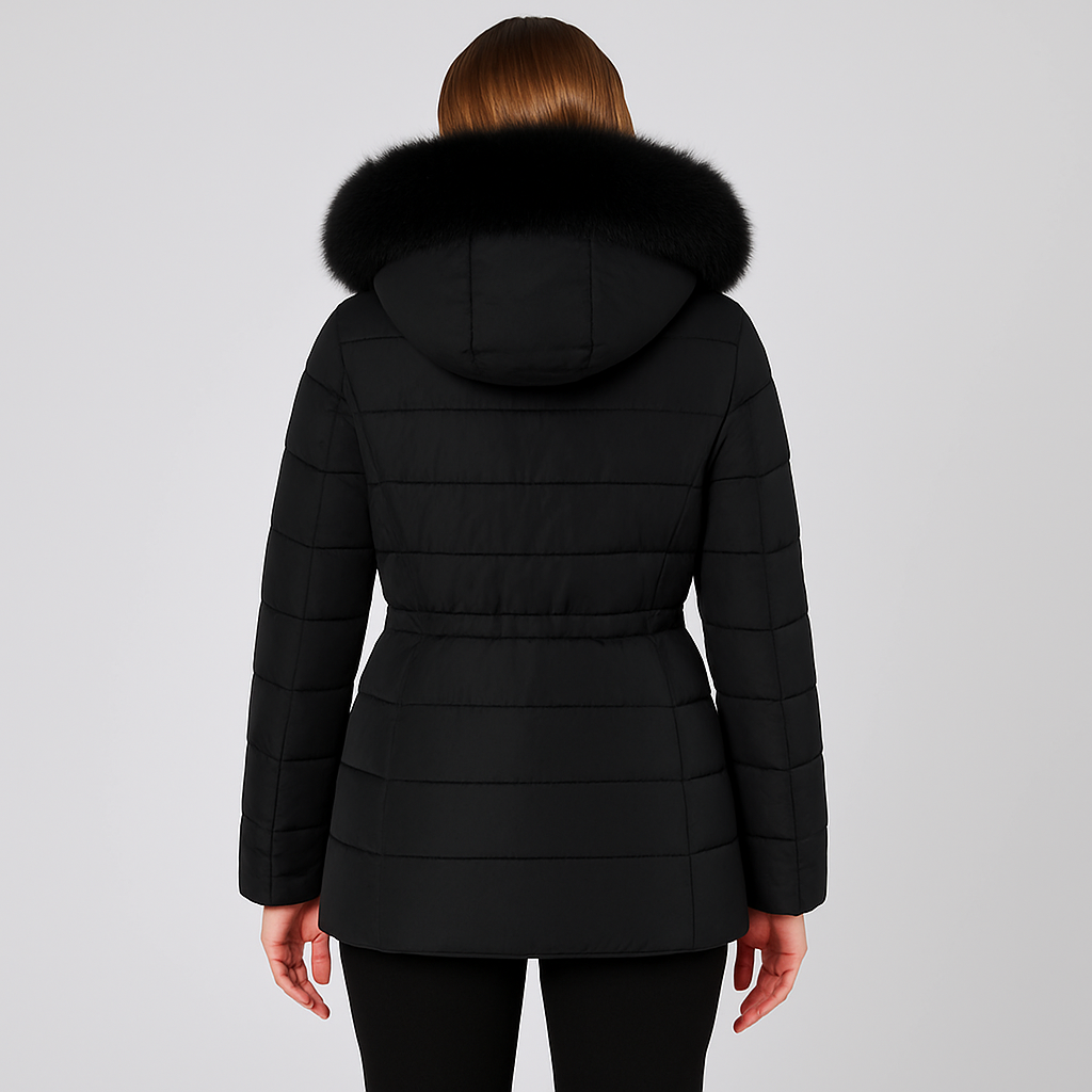 Warm Insulated Quilted Winter Parka Coat