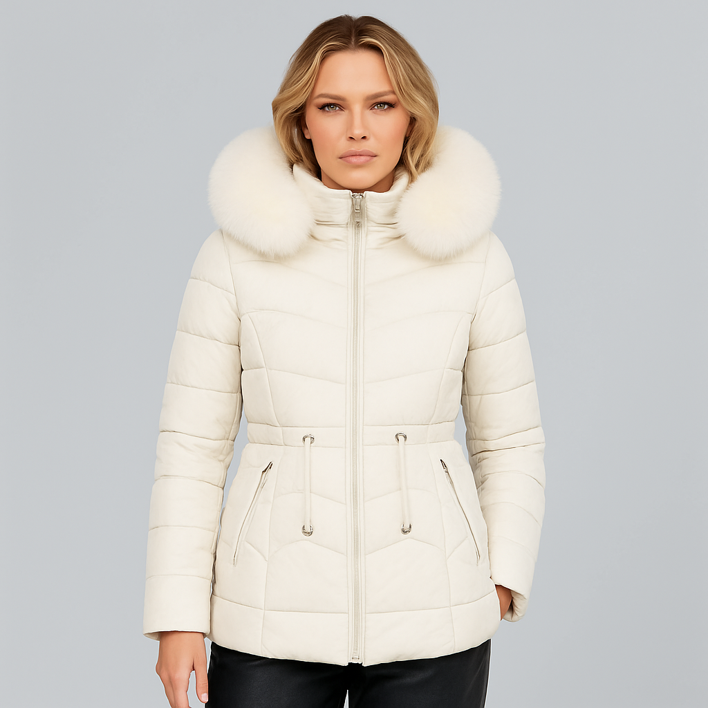 Warm Insulated Quilted Winter Parka Coat