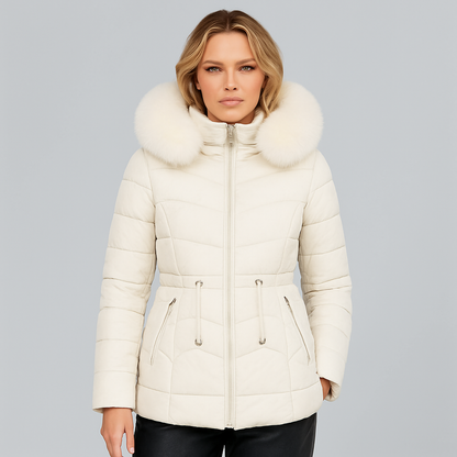 Warm Insulated Quilted Winter Parka Coat