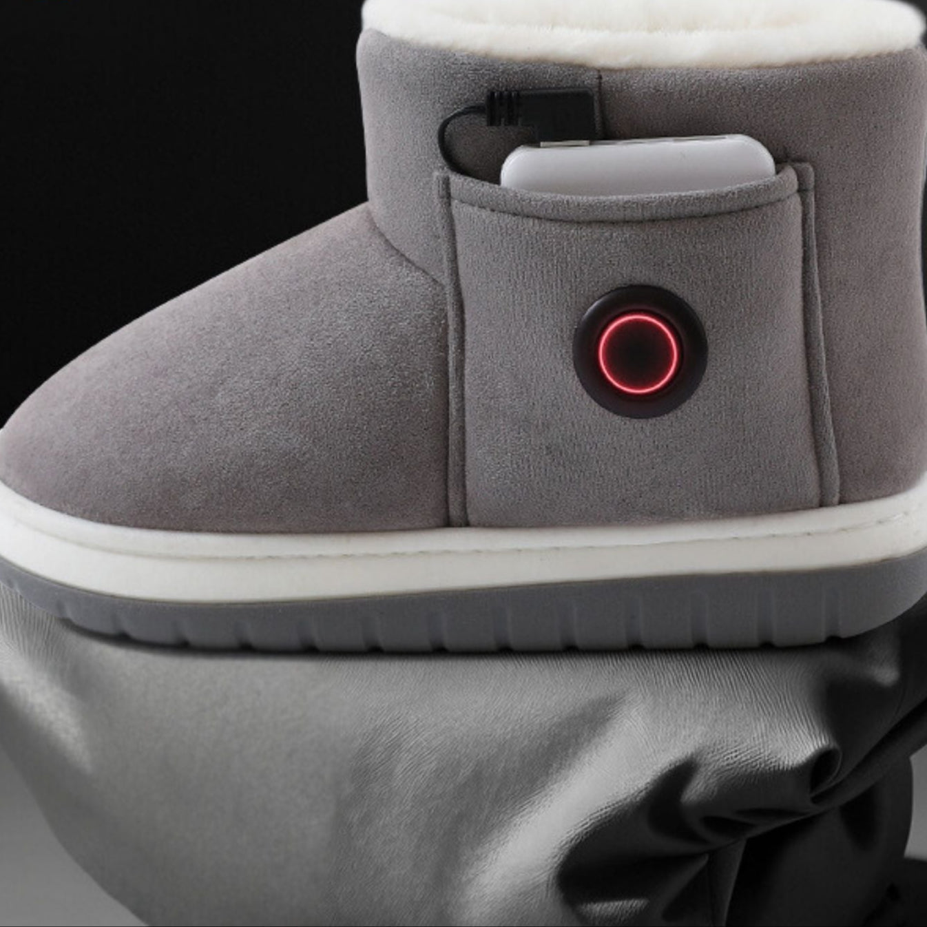 Cozy Electric Slipper Shoes for Warm Indoors