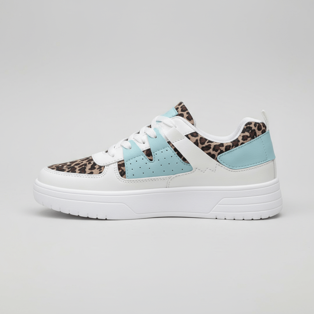Fashionable High Top Sneakers with Thick Sole