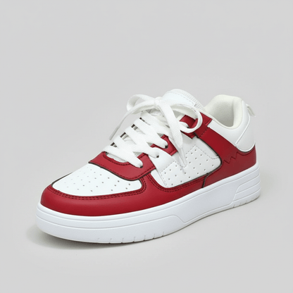 Fashionable High Top Sneakers with Thick Sole - OutfitLondon