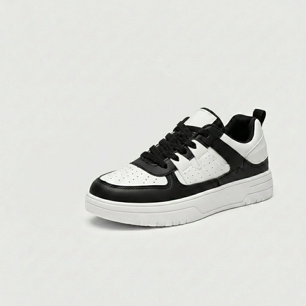 Fashionable High Top Sneakers with Thick Sole