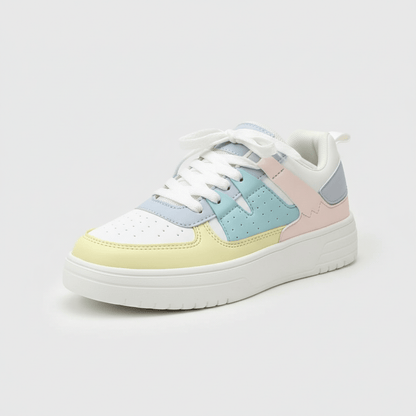 Fashionable High Top Sneakers with Thick Sole