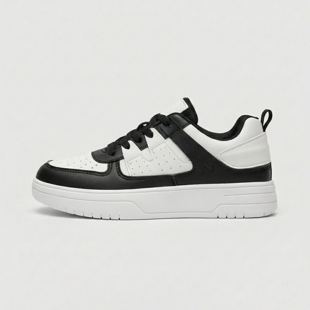 Fashionable High Top Sneakers with Thick Sole