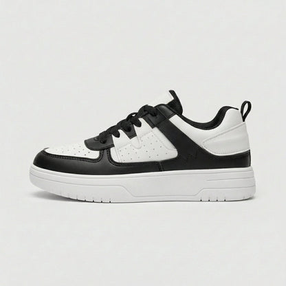 Fashionable High Top Sneakers with Thick Sole