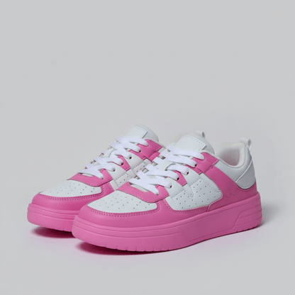 Fashionable High Top Sneakers with Thick Sole