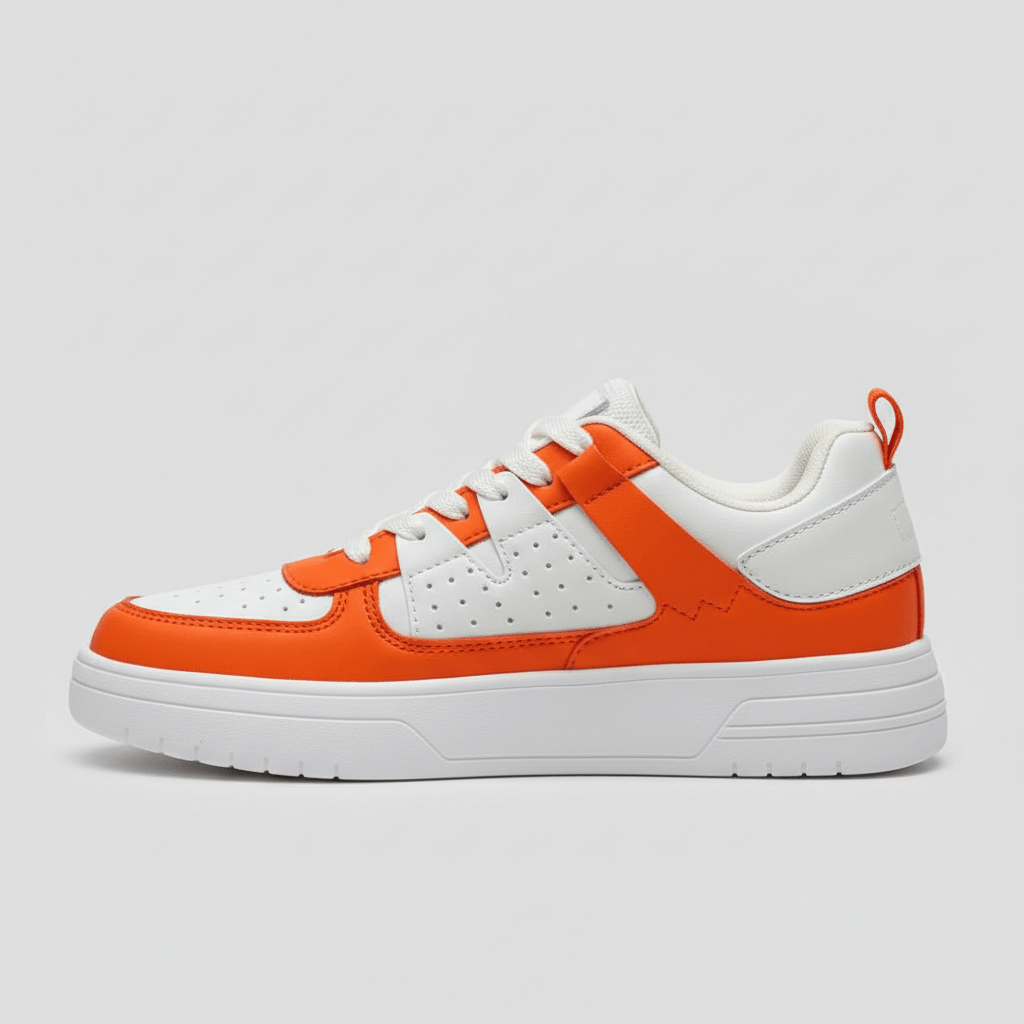 Fashionable High Top Sneakers with Thick Sole