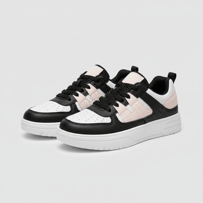 Fashionable High Top Sneakers with Thick Sole
