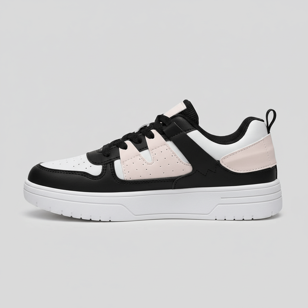 Fashionable High Top Sneakers with Thick Sole