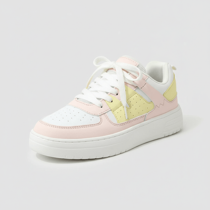 Fashionable High Top Sneakers with Thick Sole