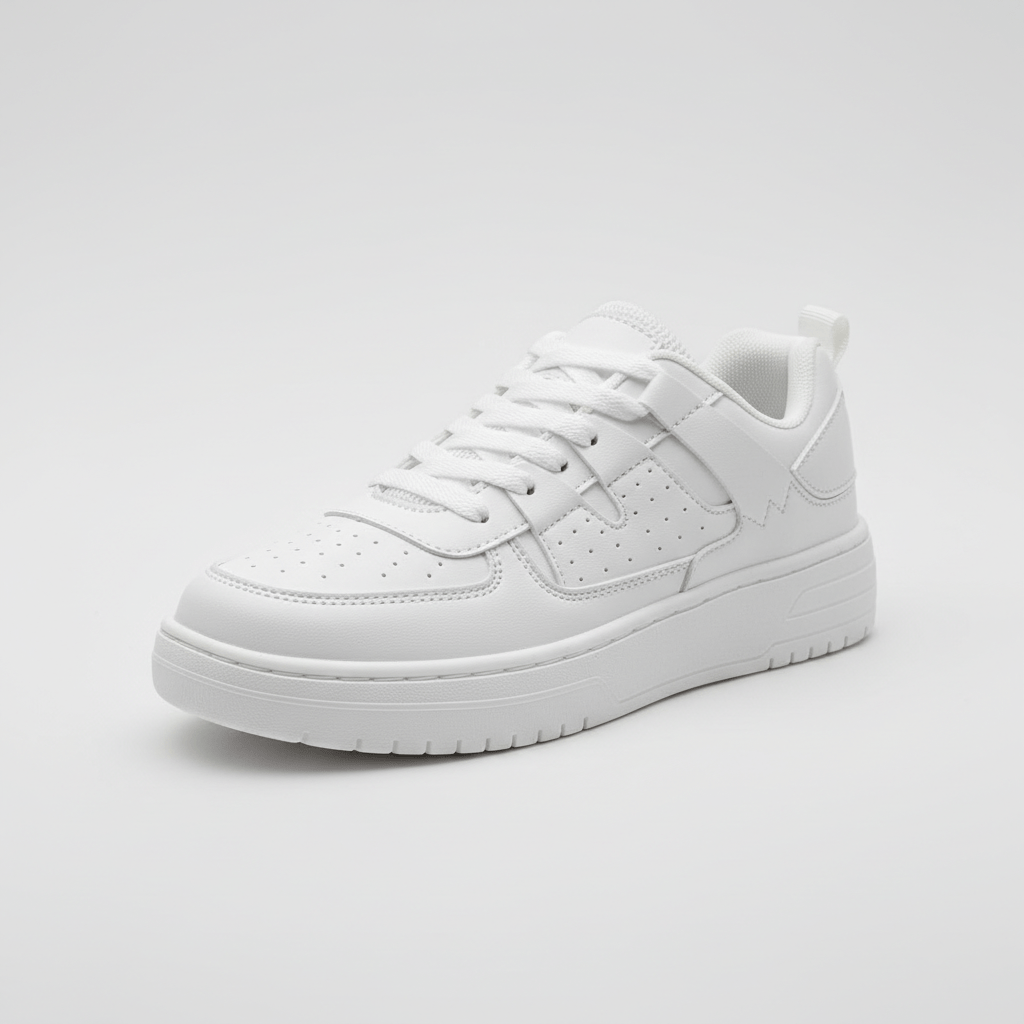 Fashionable High Top Sneakers with Thick Sole