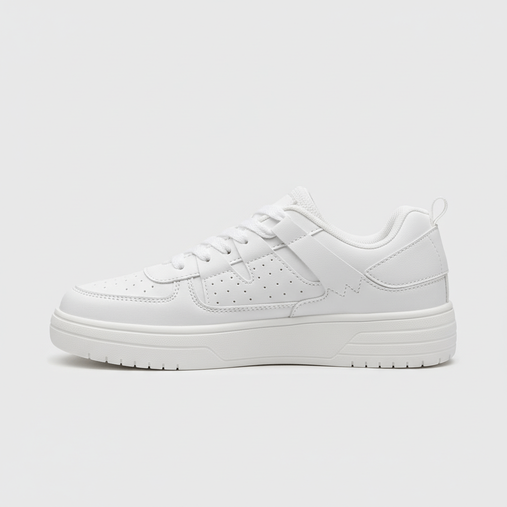 Fashionable High Top Sneakers with Thick Sole