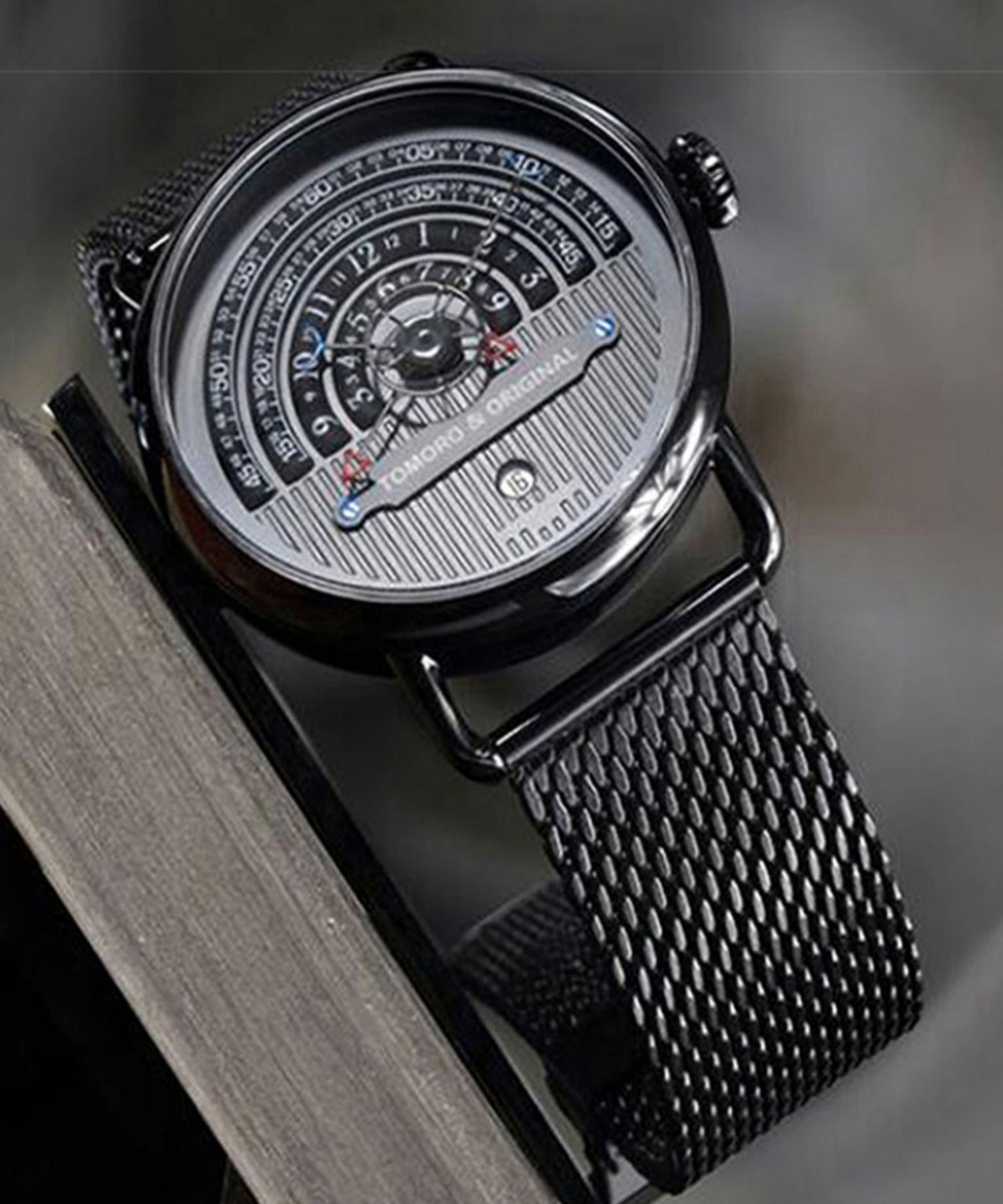 Stainless Steel Unisex Watch Precision Mechanism Black - OutfitLondon