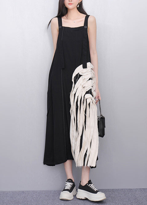Women's Patchwork Cotton Sundress Lightweight Breathable - OutfitLondon