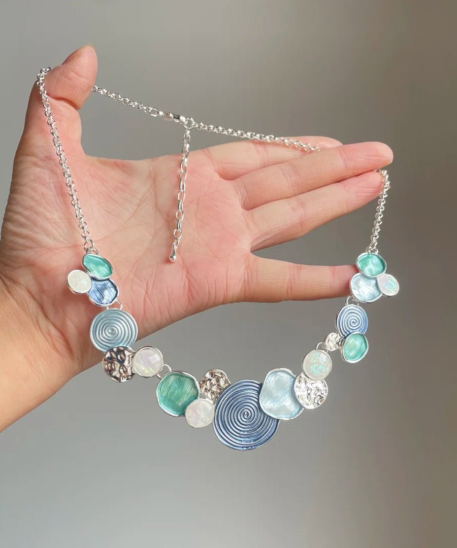 Women's Sterling Silver Rose Lariat Necklace - OutfitLondon