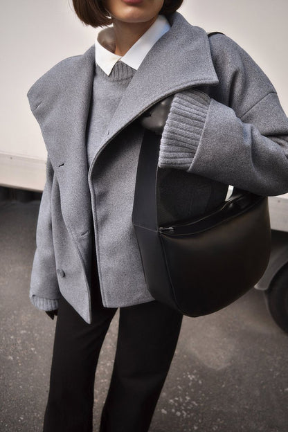 Elegant Classic Double-Breasted Ladies Jacket
