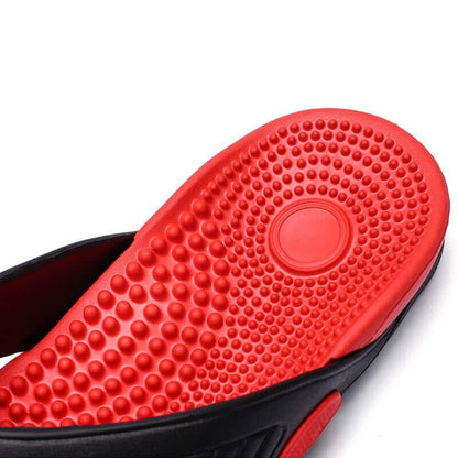 Comfortable Orthopedic Flip Flop Sandals Red