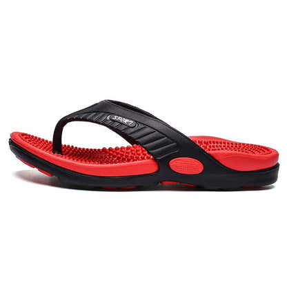 Comfortable Orthopedic Flip Flop Sandals Red