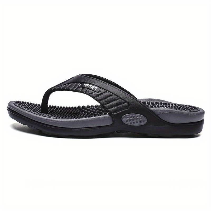 Comfortable Orthopedic Flip Flop Sandals Black