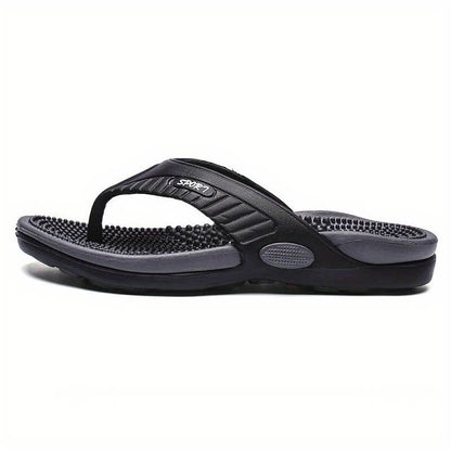 Comfortable Orthopedic Flip Flop Sandals Black