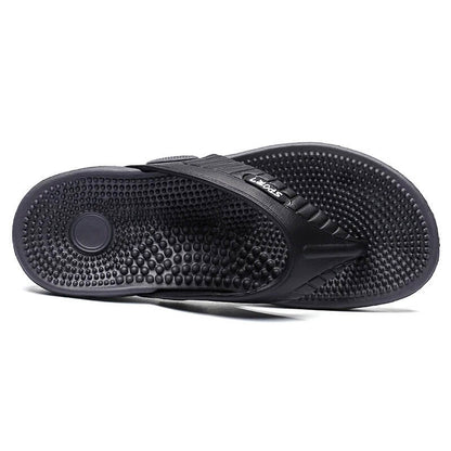 Comfortable Orthopedic Flip Flop Sandals Black