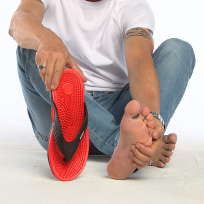 Comfortable Orthopedic Flip Flop Sandals Red