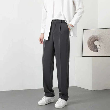 Comfortable Straight Leg Chino Pants - OutfitLondon