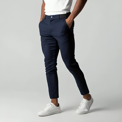Comfortable Fit Chino Pants - Relaxed Hip Slim Leg