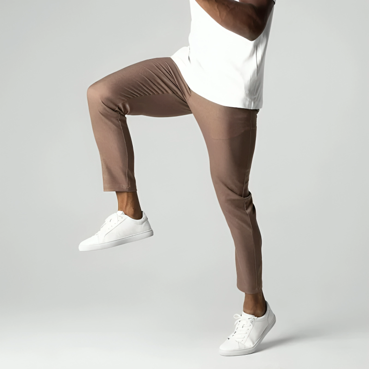 Comfortable Fit Chino Pants - Relaxed Hip Slim Leg