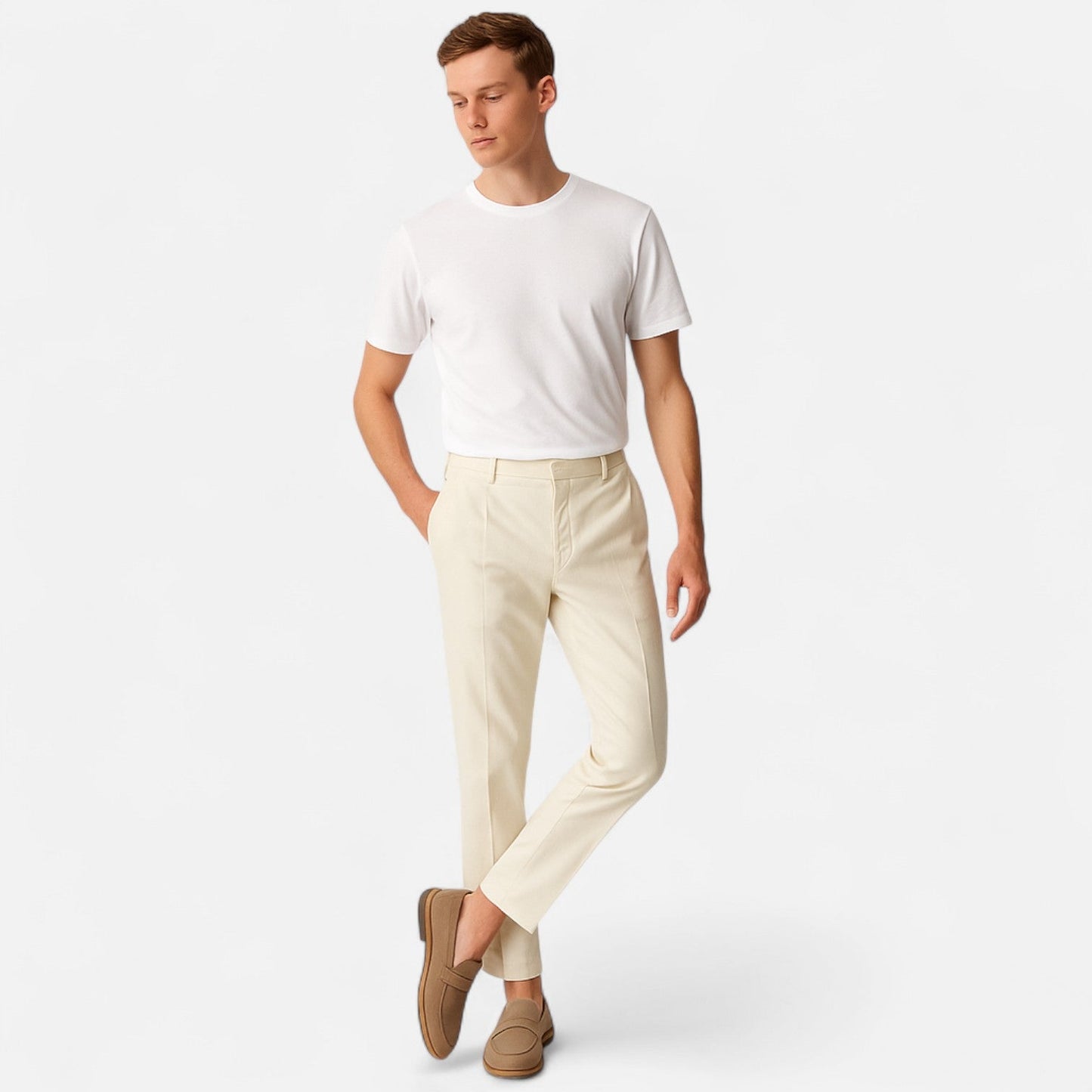 Comfortable Chino Pants - Soft Blend Regular Fit