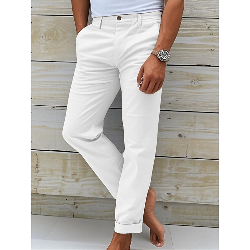 Comfortable Fit Chinos With Stretch Waistband