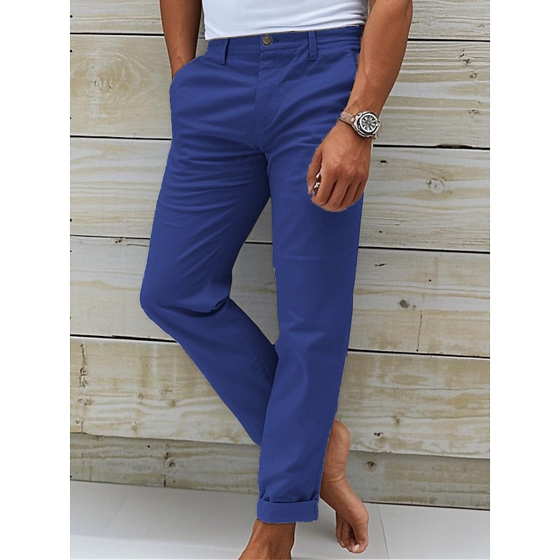 Comfortable Fit Chinos With Stretch Waistband