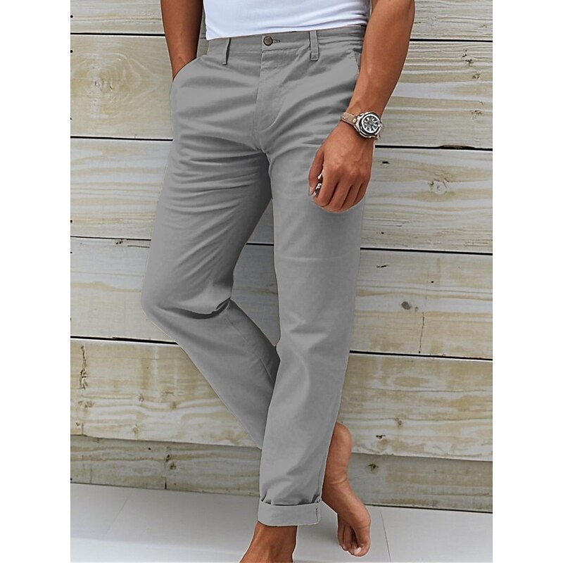Comfortable Fit Chinos With Stretch Waistband