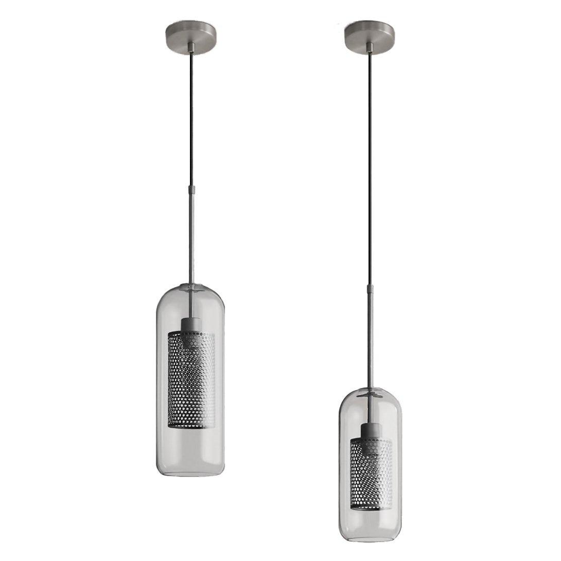 Sleek Glass Drop Pendant Light Fixture