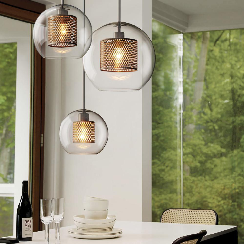Sleek Glass Drop Pendant Light Fixture