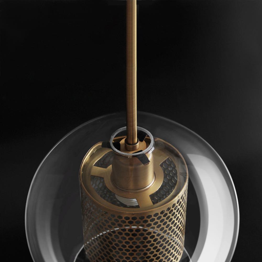 Sleek Glass Drop Pendant Light Fixture
