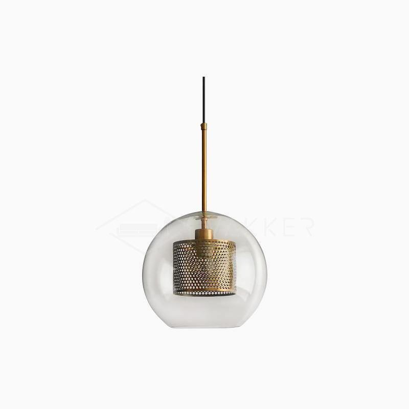 Sleek Glass Drop Pendant Light Fixture