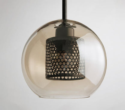 Sleek Glass Drop Pendant Light Fixture