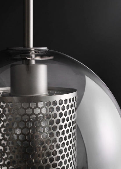 Sleek Glass Drop Pendant Light Fixture