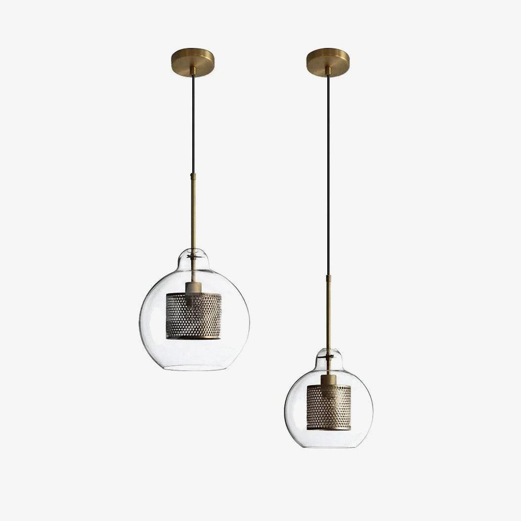 Sleek Glass Drop Pendant Light Fixture
