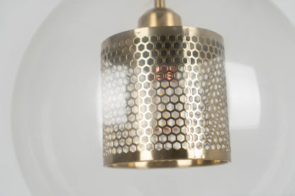 Sleek Glass Drop Pendant Light Fixture