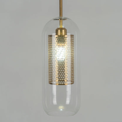 Sleek Glass Drop Pendant Light Fixture